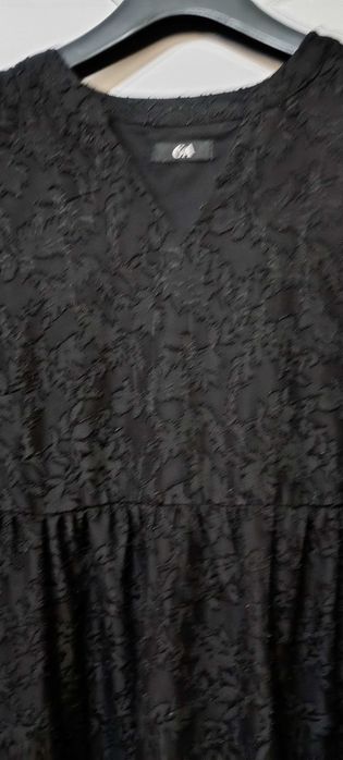 Sukienka czarna koronkowa C&A
