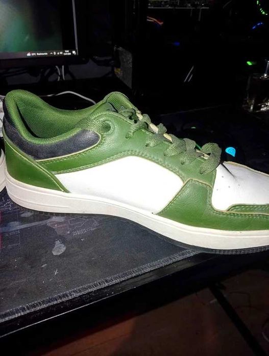 Buty Champion sneakersy męskie/unisex zielone białe