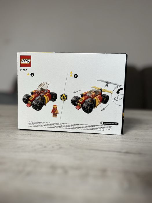 やんた LEGO Klocki Ninjago 71780 Samochód wyścigowy ninja Kaia