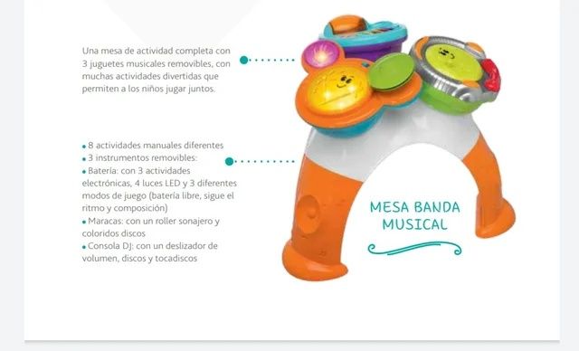 Mesa banda Musical Chicco