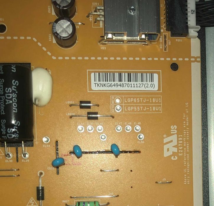 Peças TV LG 55UM7100PLB EAX67865.201 EAX68253.604 Testadas