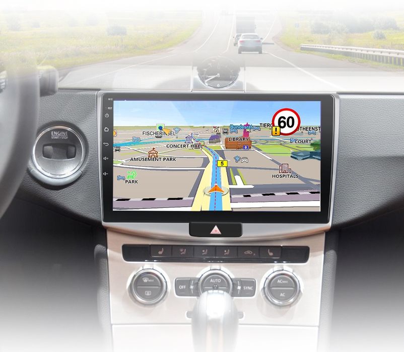 Rádio 10" android Volkswagen Passat B6 B7 CC CARPLAY WIFI GPS Novo