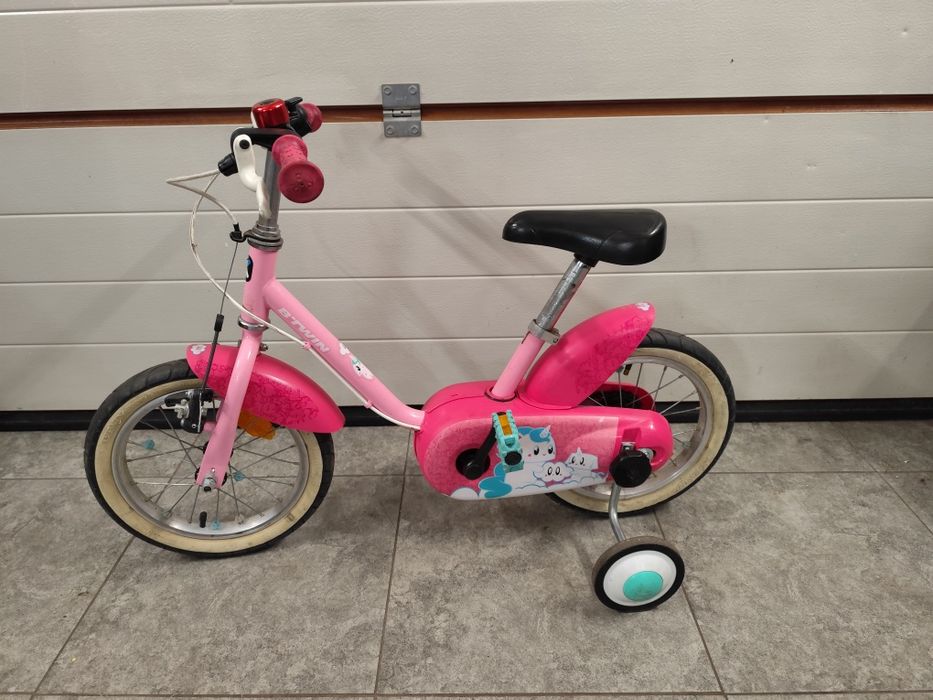 Różowy rowerek BTWIN 18cali
