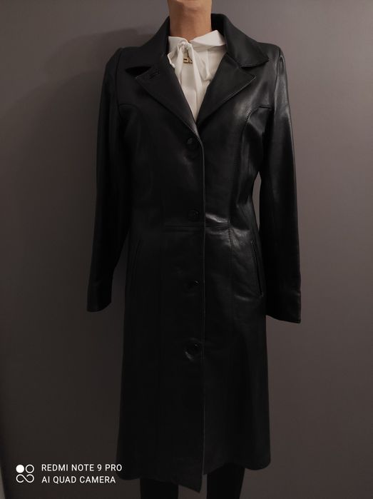 Płaszcz skórzany rozmiar S