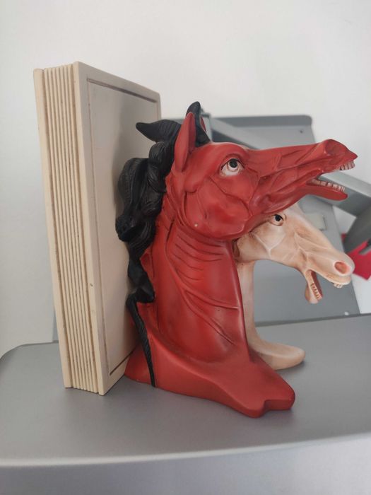 Um Apara livros cavalos