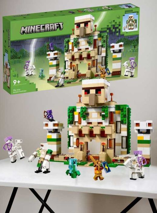 Конструктор Майнкрафт фортеця залізний голем Minecraft lego аналог
