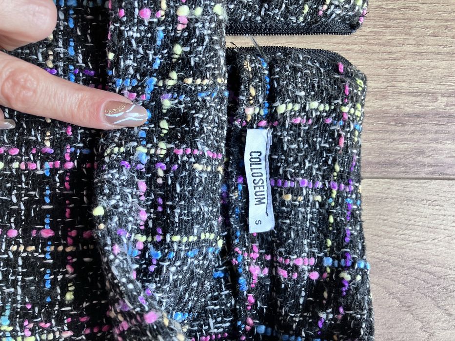 Spódnica mini czarna colloseum 38, ala boucle