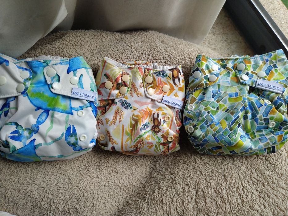 4 Fraldas reutilizáveis Pico Tango