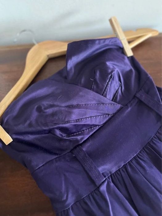 Vestido Elegante Roxo – Tamanho M (veste XS/S)