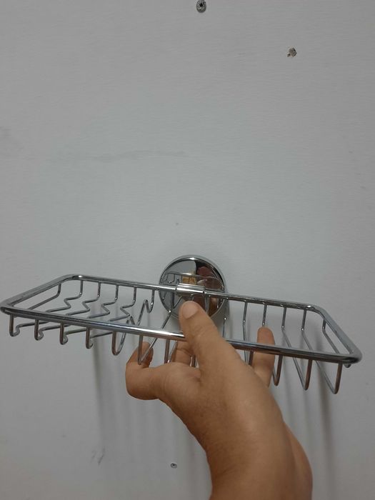 Saboneteira em inox muito bom estado