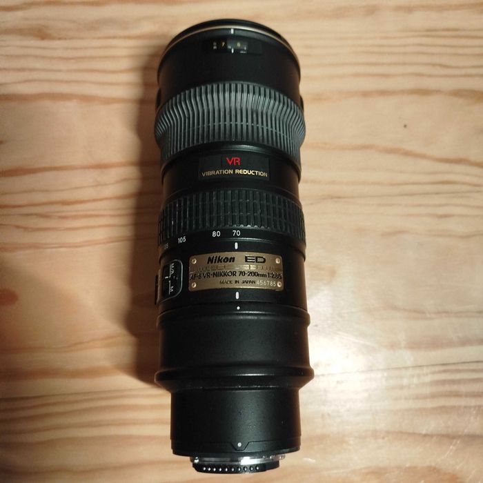 Lente Nikon AF-S 70-200mm VR Zoom f/2.8 G