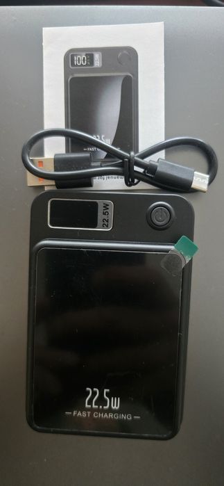 Powerbank 10.000mAh – Carregamento Rápido 22.5W