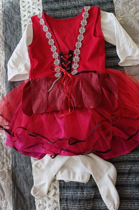 Strój kostium przebranie piratki 122