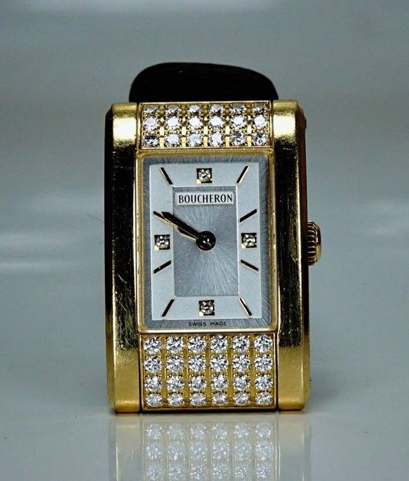 Joias - Relógio Vintage Schweizer Boucheron de Ouro 18K