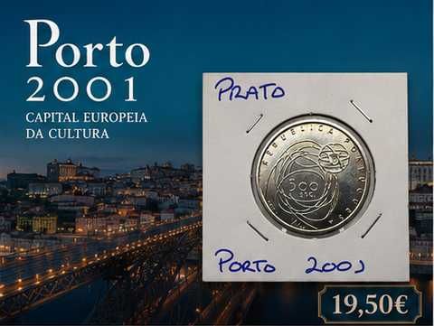 Portugal 2001 - 500 Escudos Prata - Porto - Capital Europeia da Cultura