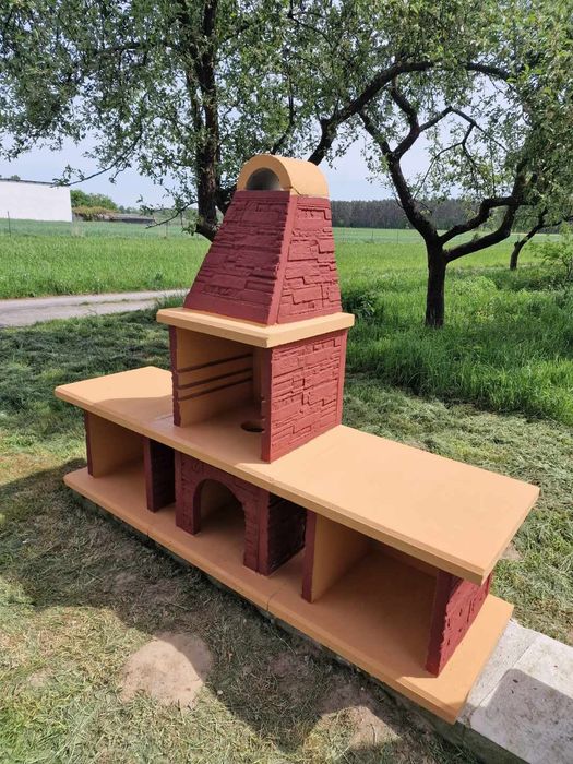 Duży grill grillo-wędzarnia 180x160x65cm Wiosenna Promocja RATY HIT