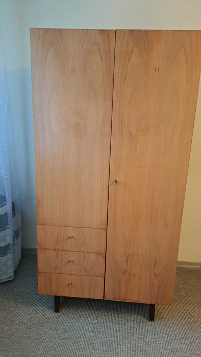 Szafa połysk PRL 1975 Obornickie Fabryki Mebli