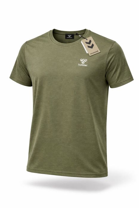 164 HUMMEL hmlMistral tshirt zielona koszulka piłkarska treningowa