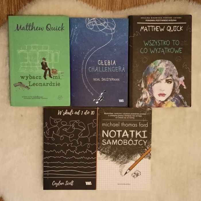 Książki młodzieżowe, Matthew Quick, Ceylan Scott, Michael Thomas Ford