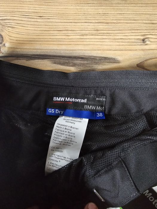 Spodnie motocyklowe damskie bmw gs dry roz. 38