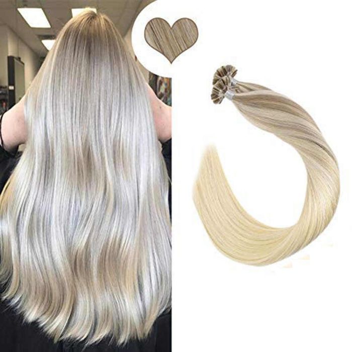 Vendo Extensões de Cabelo Humano Loiro, Castanho e Preto - 50cm