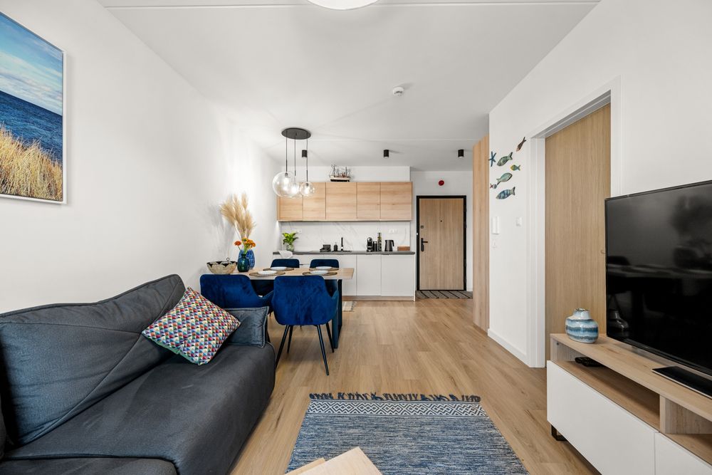 Apartament/Nocleg w Zatoka Snów z widokiem.200m do plaży.3,5h od Wawy