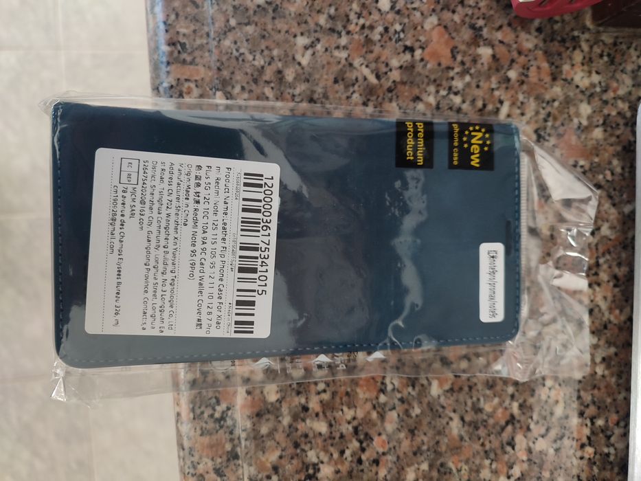 Capa para xiaomi note 9 pro /promax/9S ainda embalada, errei o modelo ao comprar.