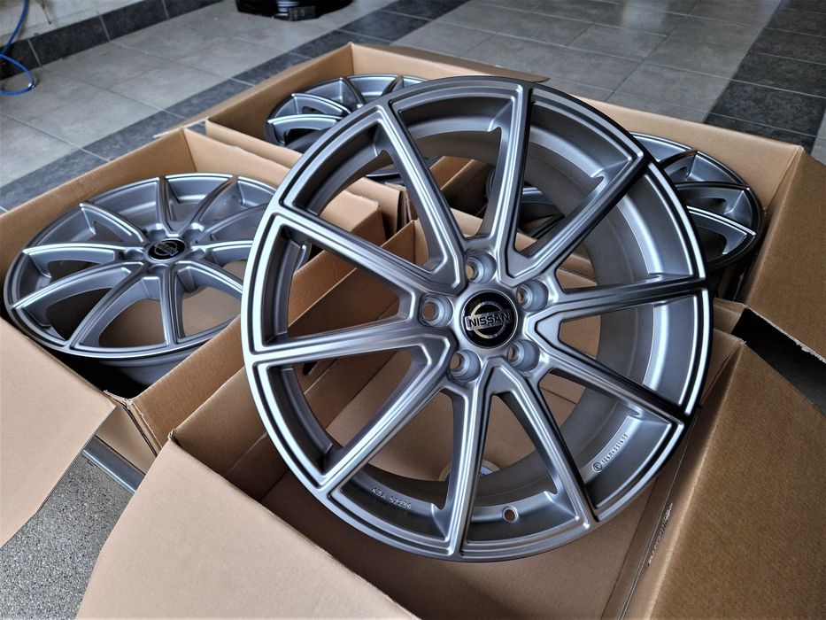 Alufelgi 18 5x114,3 Nissan Juke Qashqai Pulsar Leaf Primera GRAFIT 74#