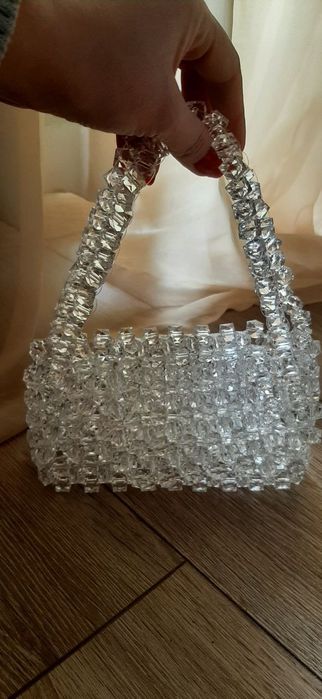 сумочка з кришталевих перлин