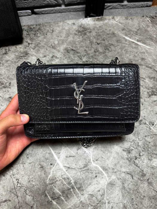 Torba YSL Yves Saint Laurent Czarna Damska