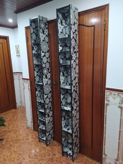 Prateleira estante torre decorativa casa quarto apartamento vivenda.