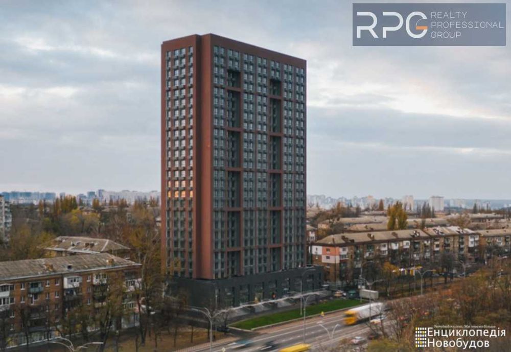 Вид на Парк 2-к квартира 78.40м² ЖК UNO City House м Дорогожичі 2хв