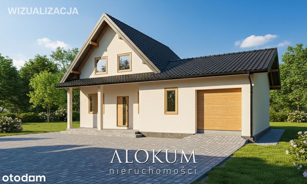 Grobla, nowy dom 5 pokoi, w spokojnej okolicy