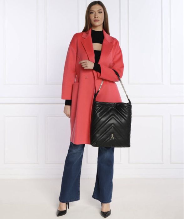 ***PATRIZIA PEPE***Skórzana shopperka