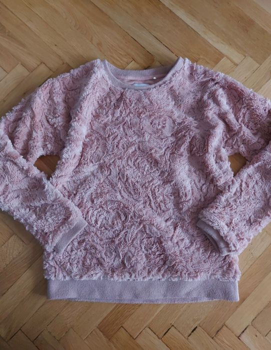 House bluza pluszowa futrzak r. S mis