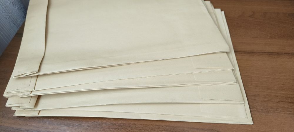Крафт-конверт 250 х 340 мм, С4 с расширением