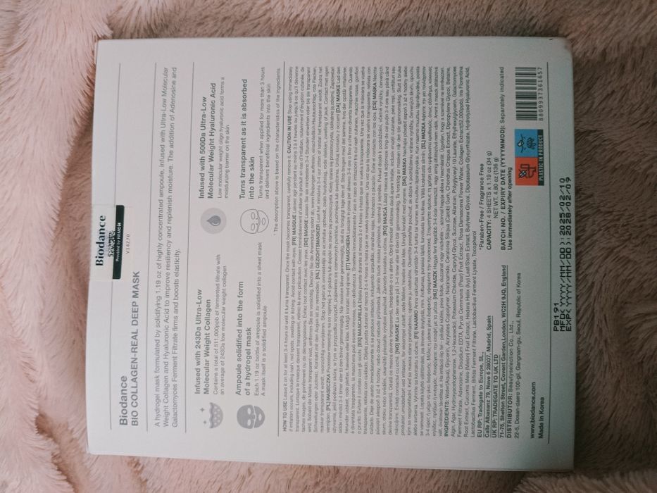 Biodance Bio Collagen zestaw 4szt