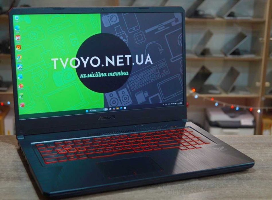 ГАРАНТІЯ Asus TUF (17"/Ryzen 5 3550H/RAM 16гб/SSD 512гб/RX 560X)TVOYO