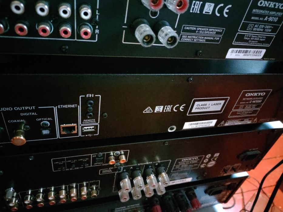 Onkyo wzmacniacz A 9050plus network CD player C-N 7050 w bdb stanie