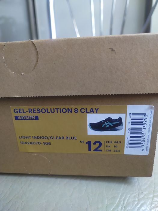 Buty Asics gel resolution 8 Clay Nowe