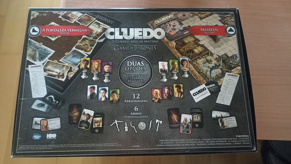 Jogo Cluedo Game of Thrones