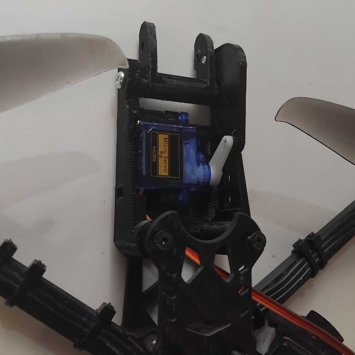 Механізм повороту нахилу fpv камери для дрона, квадрокоптера. MG-90S