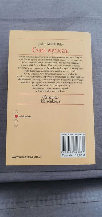 Książka Czara Wyroczni