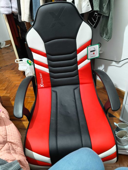 Cadeira gaming XRocker para criança em pele