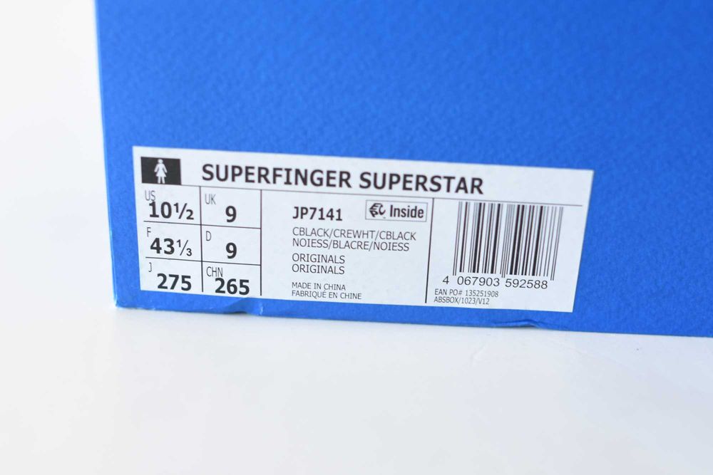adidas Superfinger Superstar x AVAVAV - 43 1/3 - nowe buty