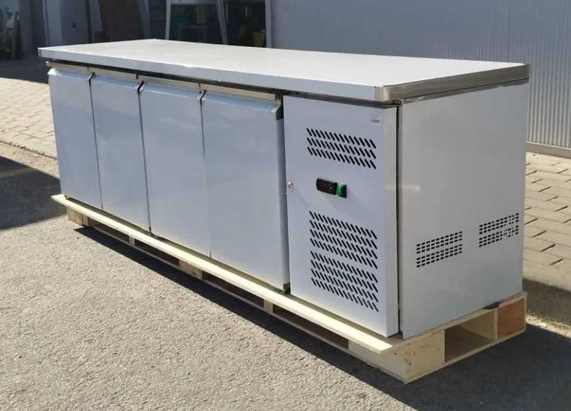 Bancada Refrigerada 4 Portas em INOX - NOVA