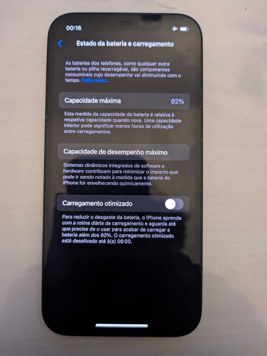 IPhone 12 128GB - Preto - Bateria 92% - Desbloqueado