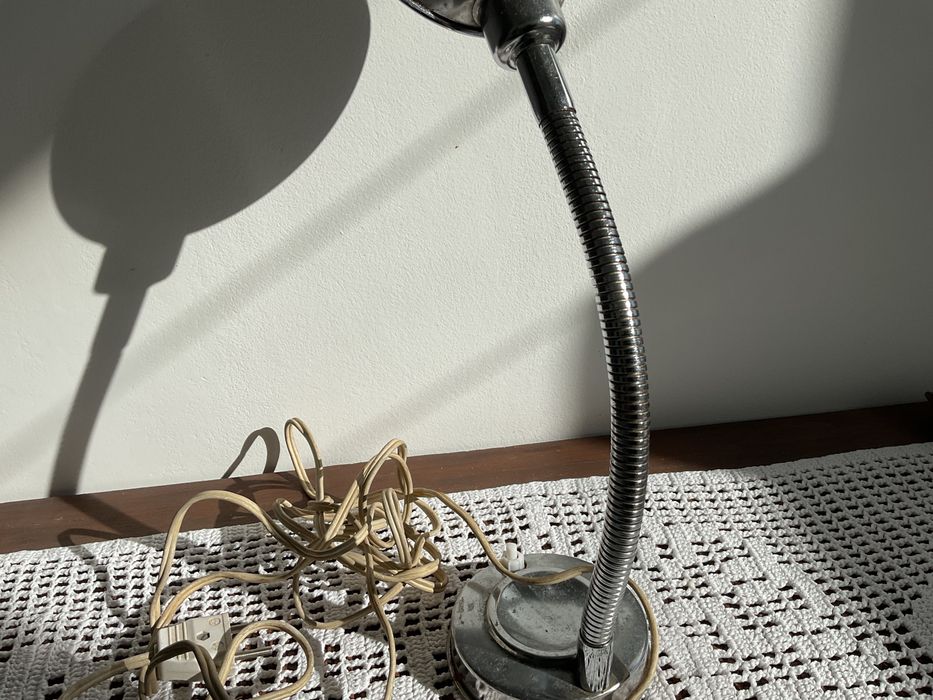 Vintage lamp, silver with lead 45/50+years old