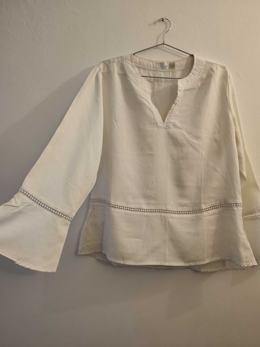 Camisa com mangas largas, Mulher, L