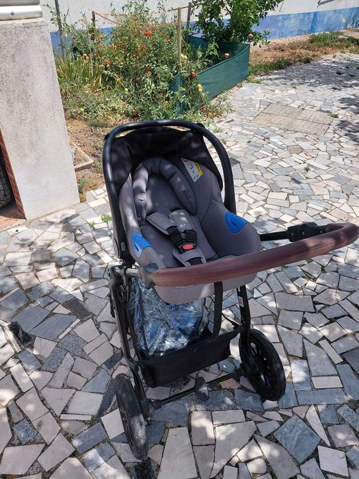 Carrinho de bebe 3 em 1 kinderkraft
